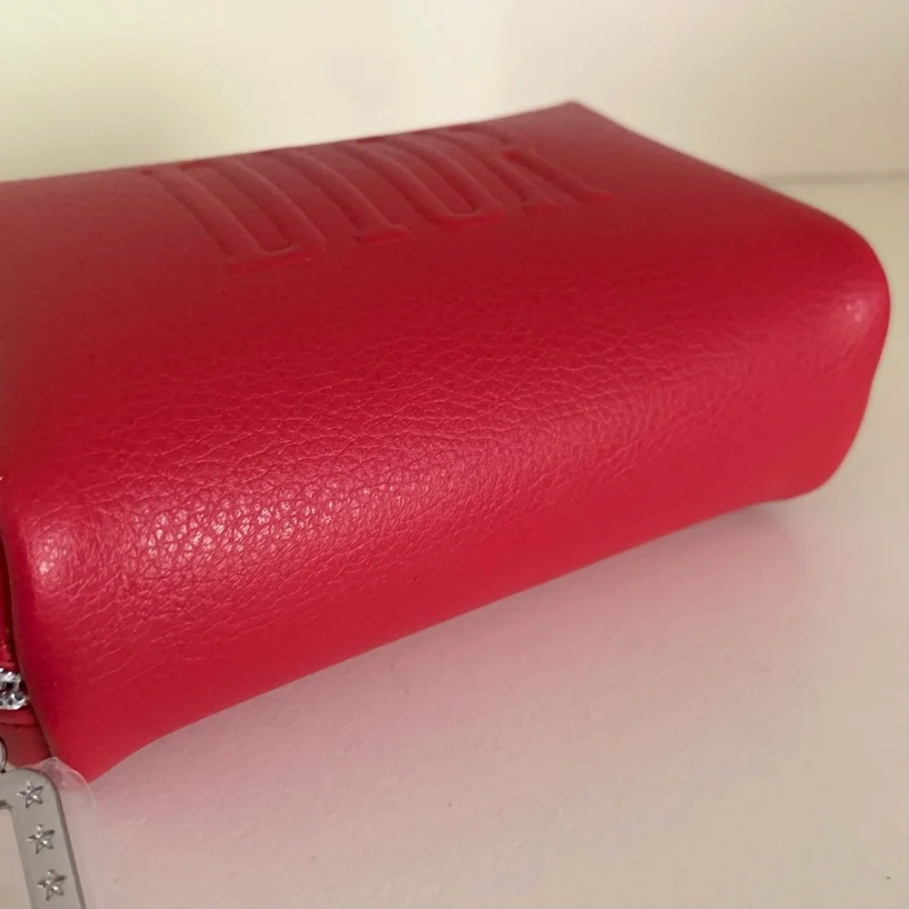Dior red zippy Pouch